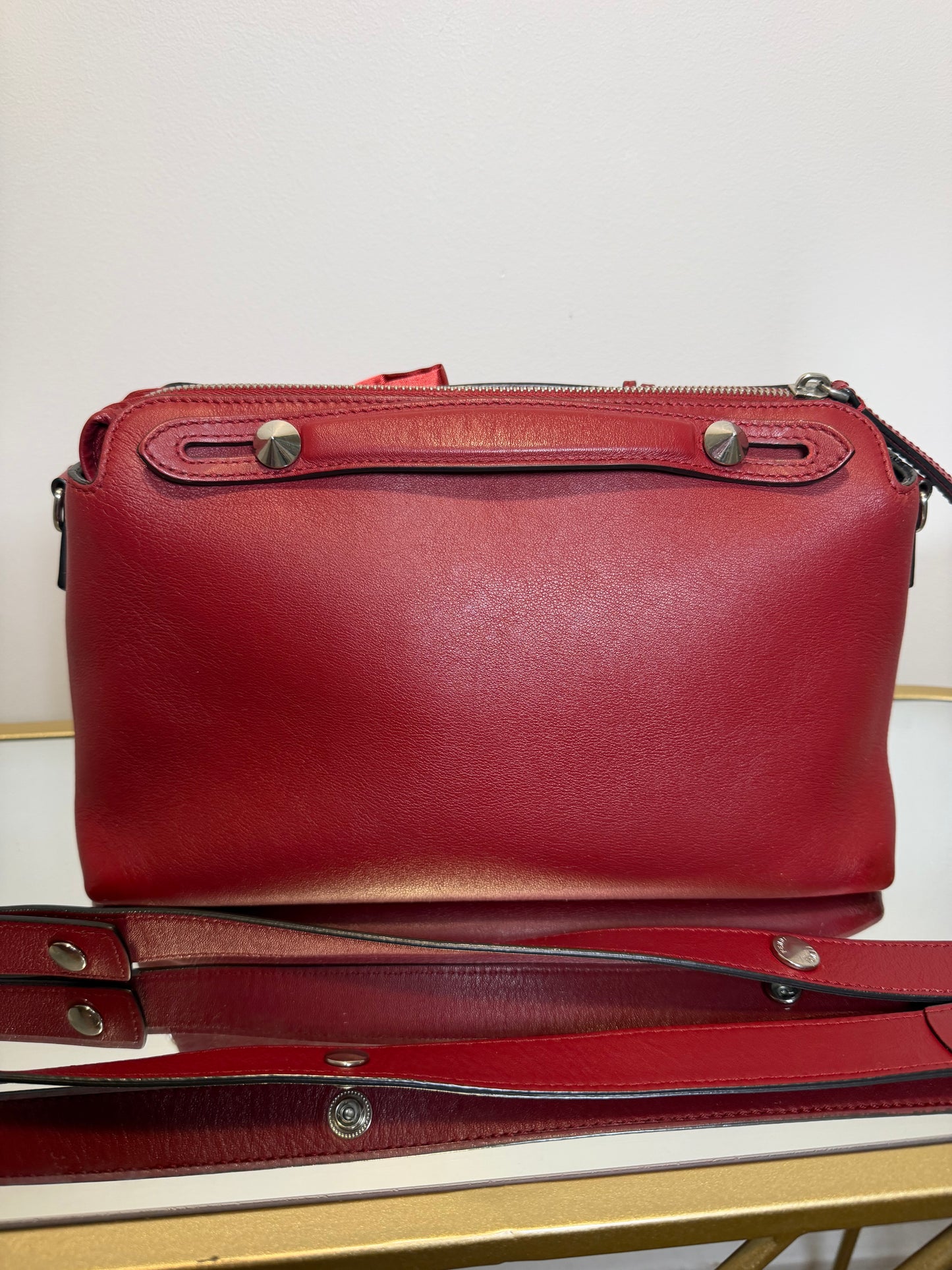 Fendi By the Way Burgundy Bag