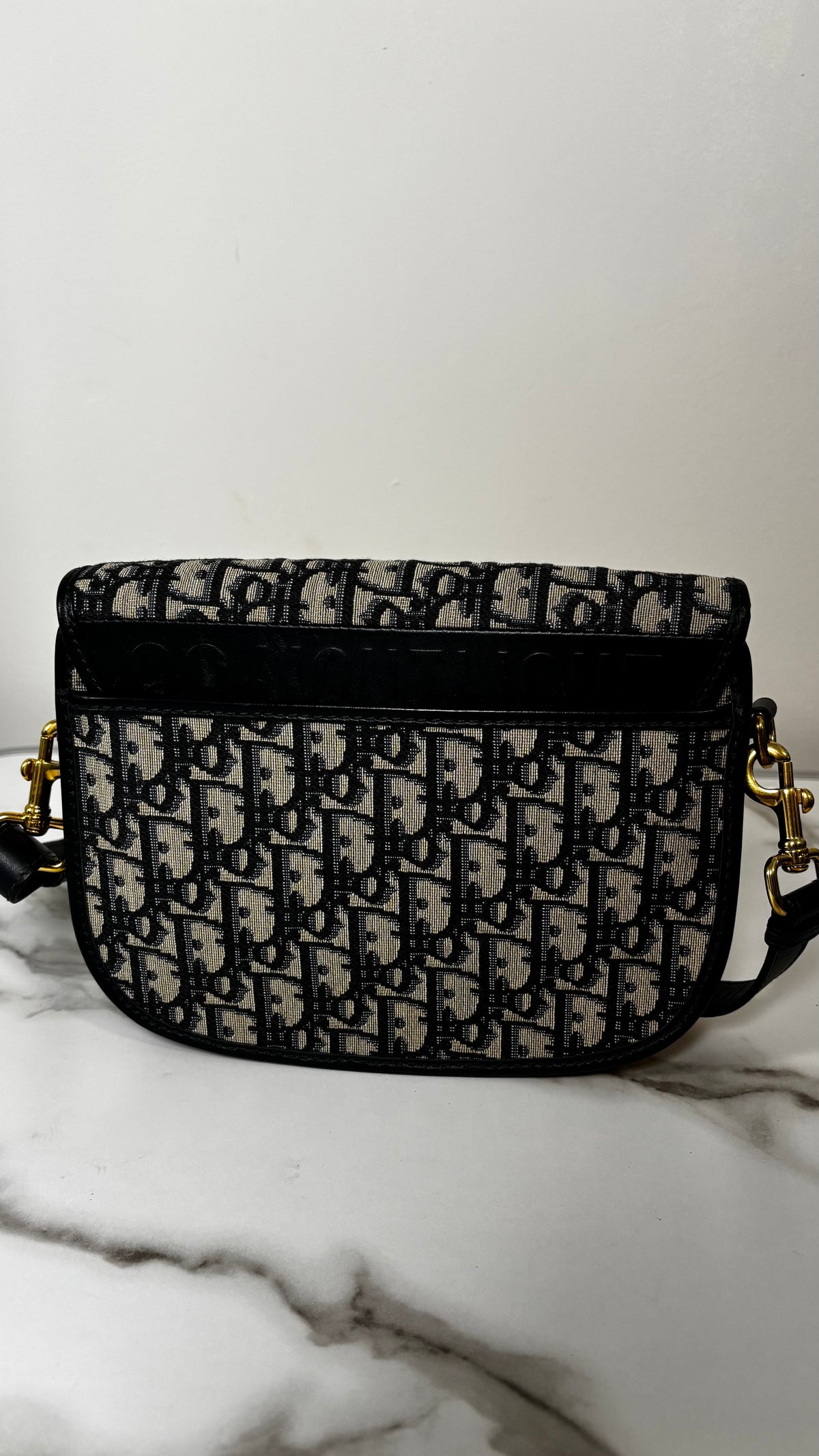 Dior Oblique Medium Bobby Flap Blue