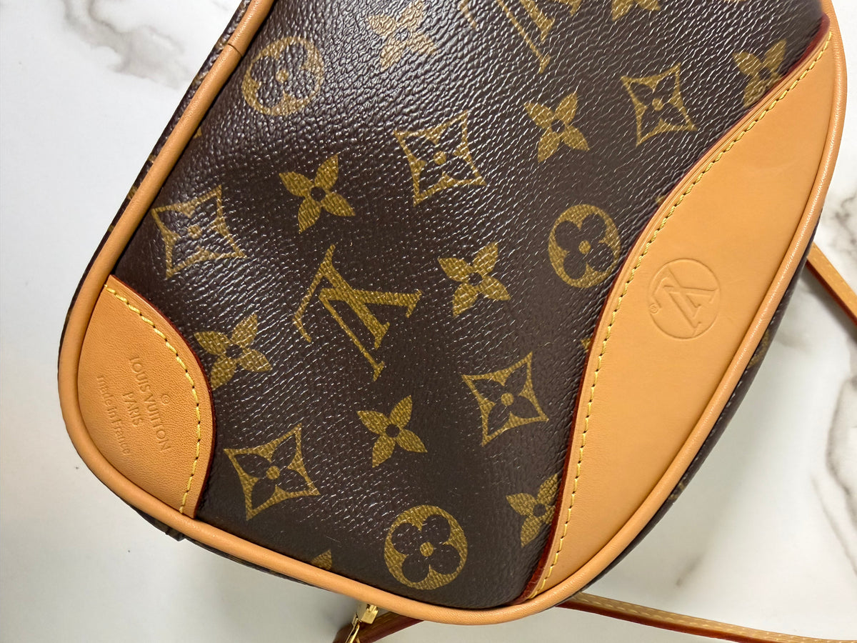 Louis Vuitton Deaville Mini Microchipped Crossbody Bag