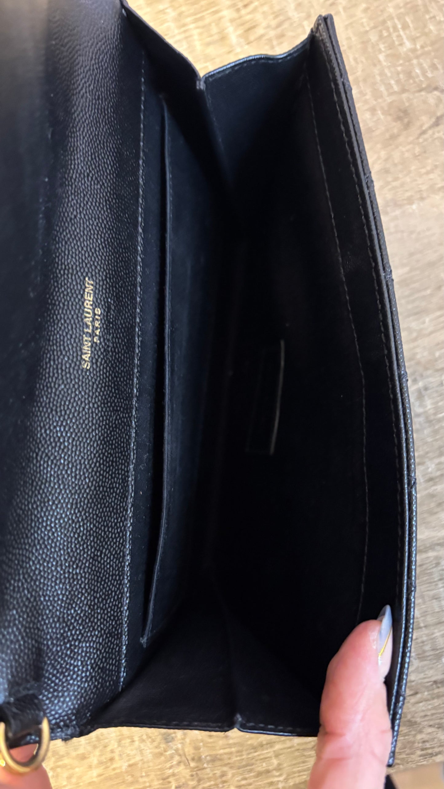 Saint Laurent Monogram envelope clutch