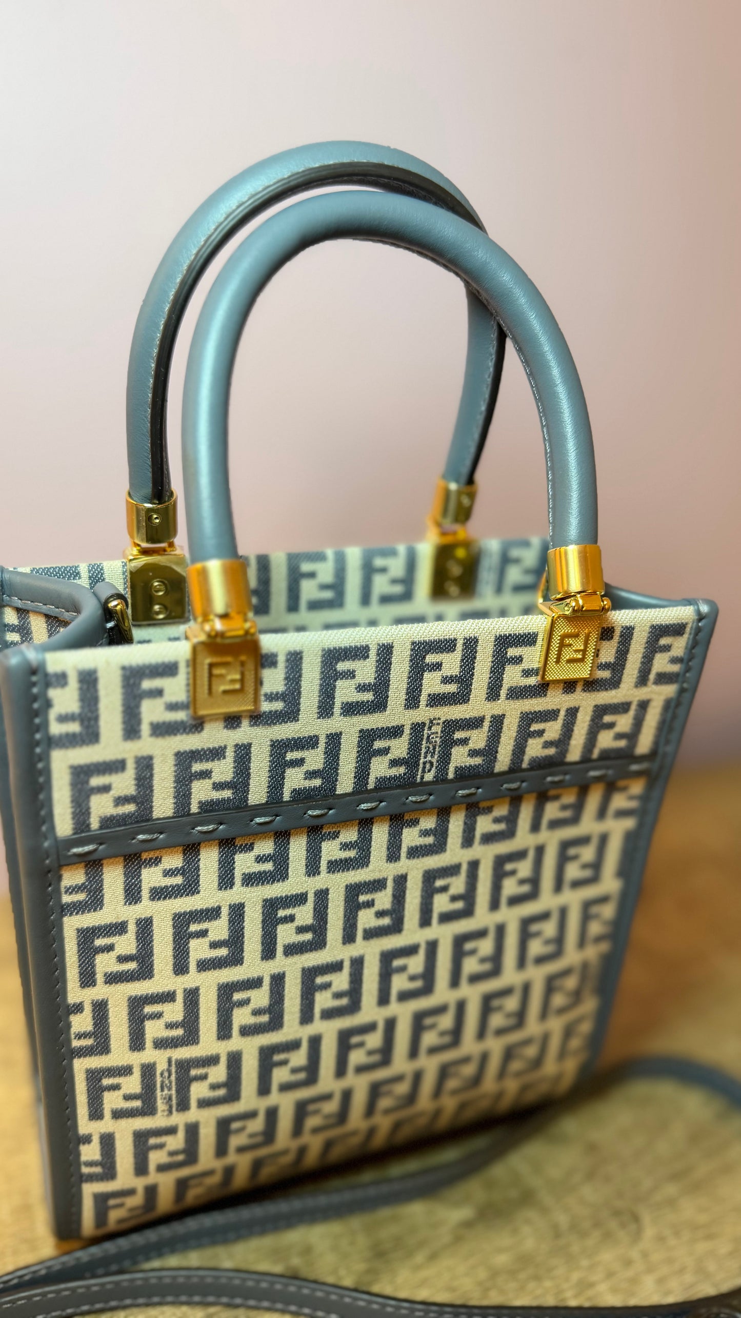 Fendi FF Jacquard Crossbody