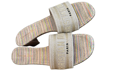 Dior Gold Sandals
