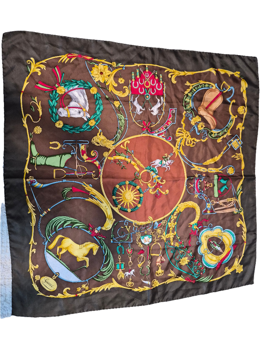 Gucci Equestrian Silk Scarf