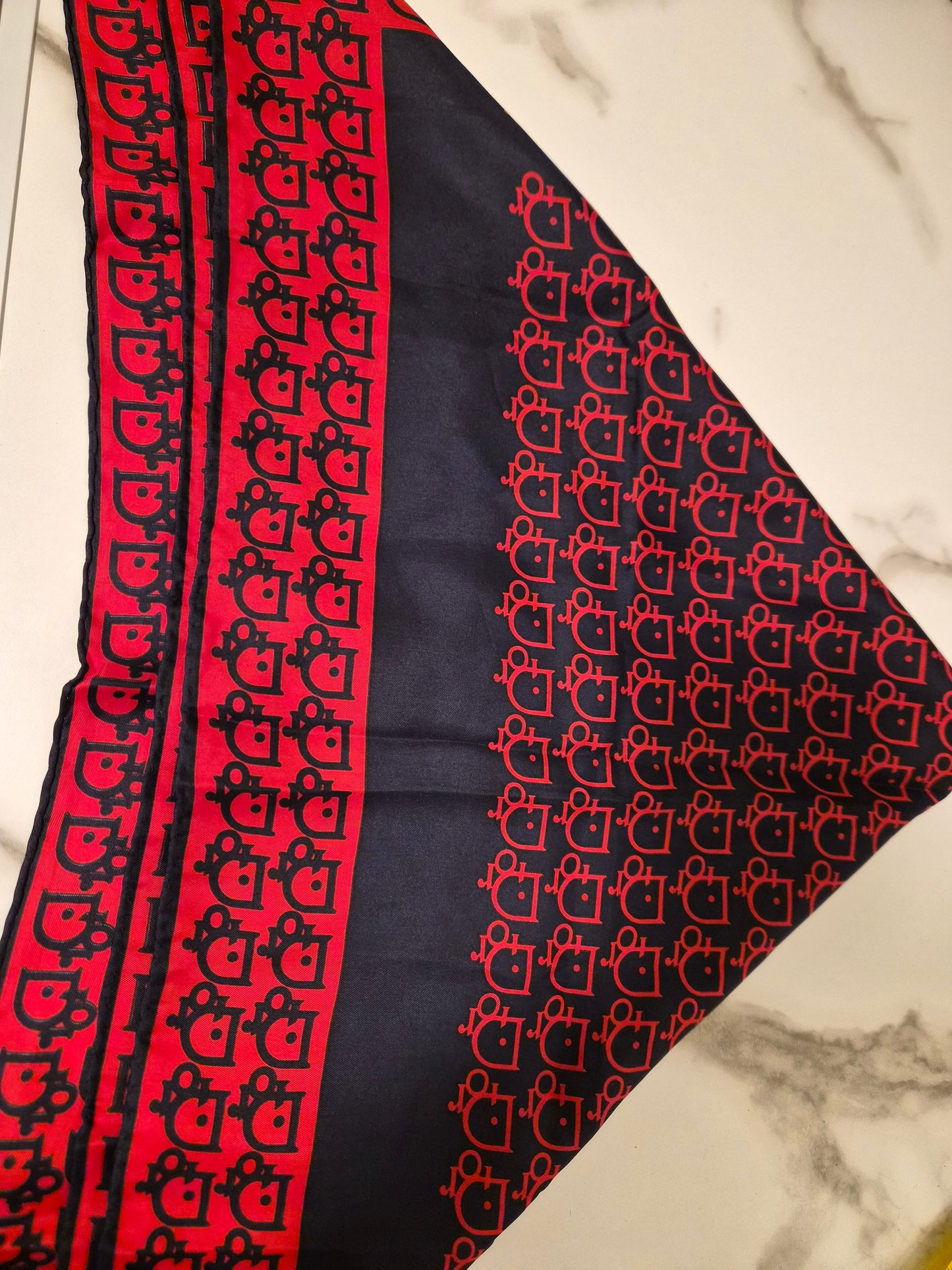 Dior scarf Red and Blue