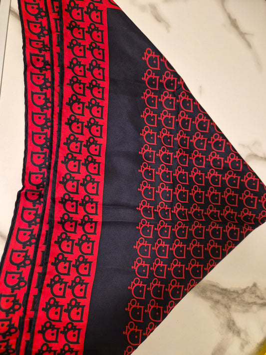 Dior scarf Red and Blue