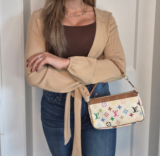 Louis Vuitton murakami y2k white multicolor Pochette