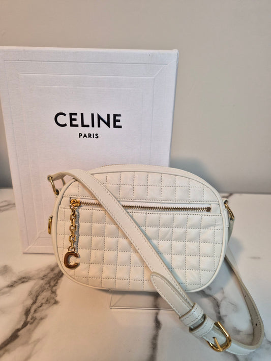 Celine White Crossbody Bag