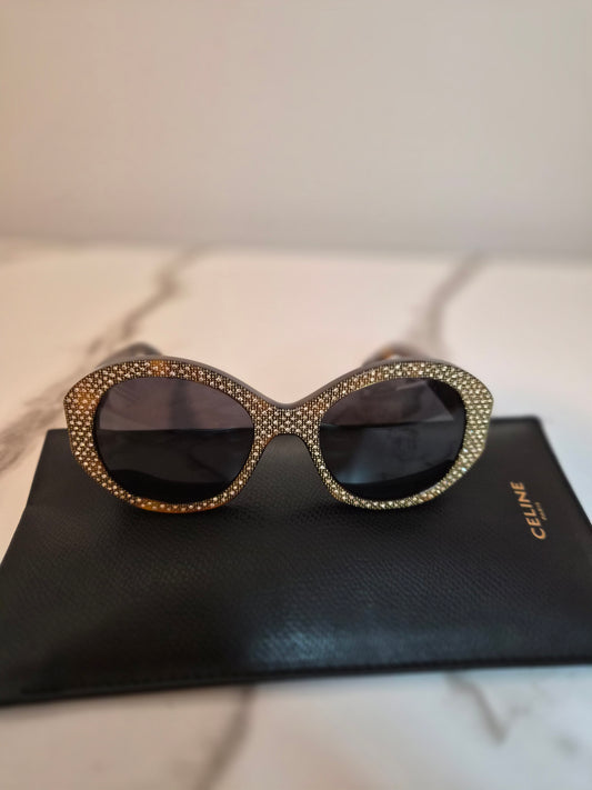 Celine Rhinestone Sunglasses