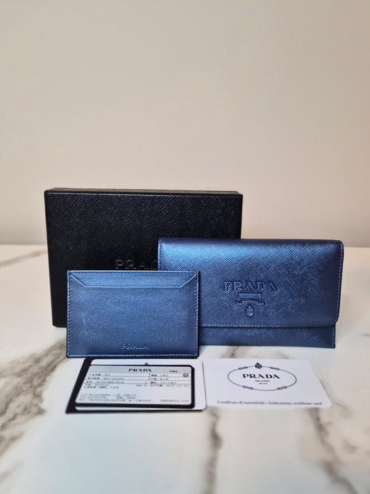 Prada Metallic Blue Full Set